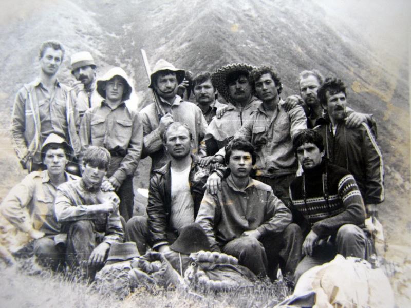 1988г. Поход в Грузию, Богдан стоит слева.